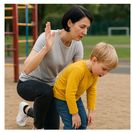 Fremdkörperverlegung bei einem Kind – Rückenschlag